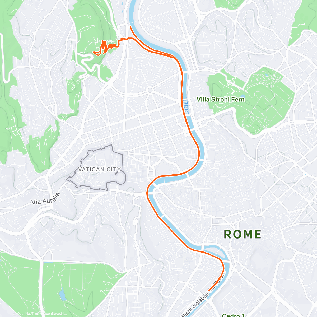 Map of the activity, Rome 481, Road to Chianti 20KM by UTMB, long run with uphill efforts!