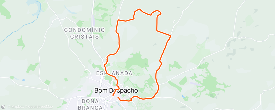 Map of the activity, Bico do gavião