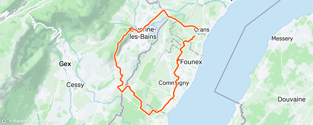 Map of the activity, À l'abris du vent -> Gravel-forêt