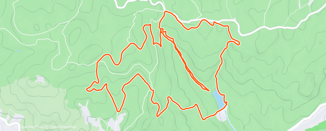 Карта физической активности (Último treino em Sintra de 2025)