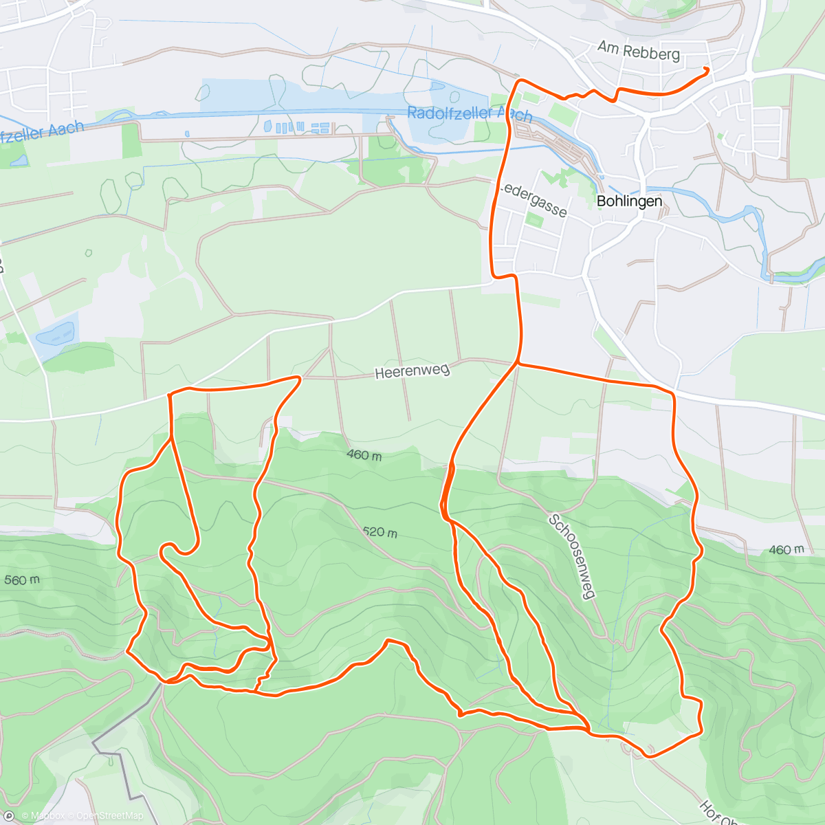 Map of the activity, [JP2916] Kastenbühl, Alpen, Kaninchenbau & Schrotzburg Trail w/ Lennox