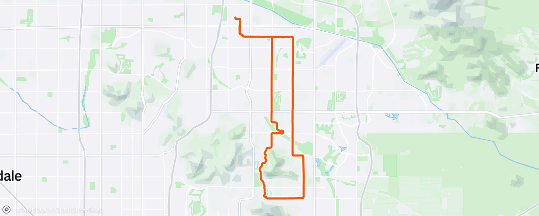 Map of the activity, Morning Ride
