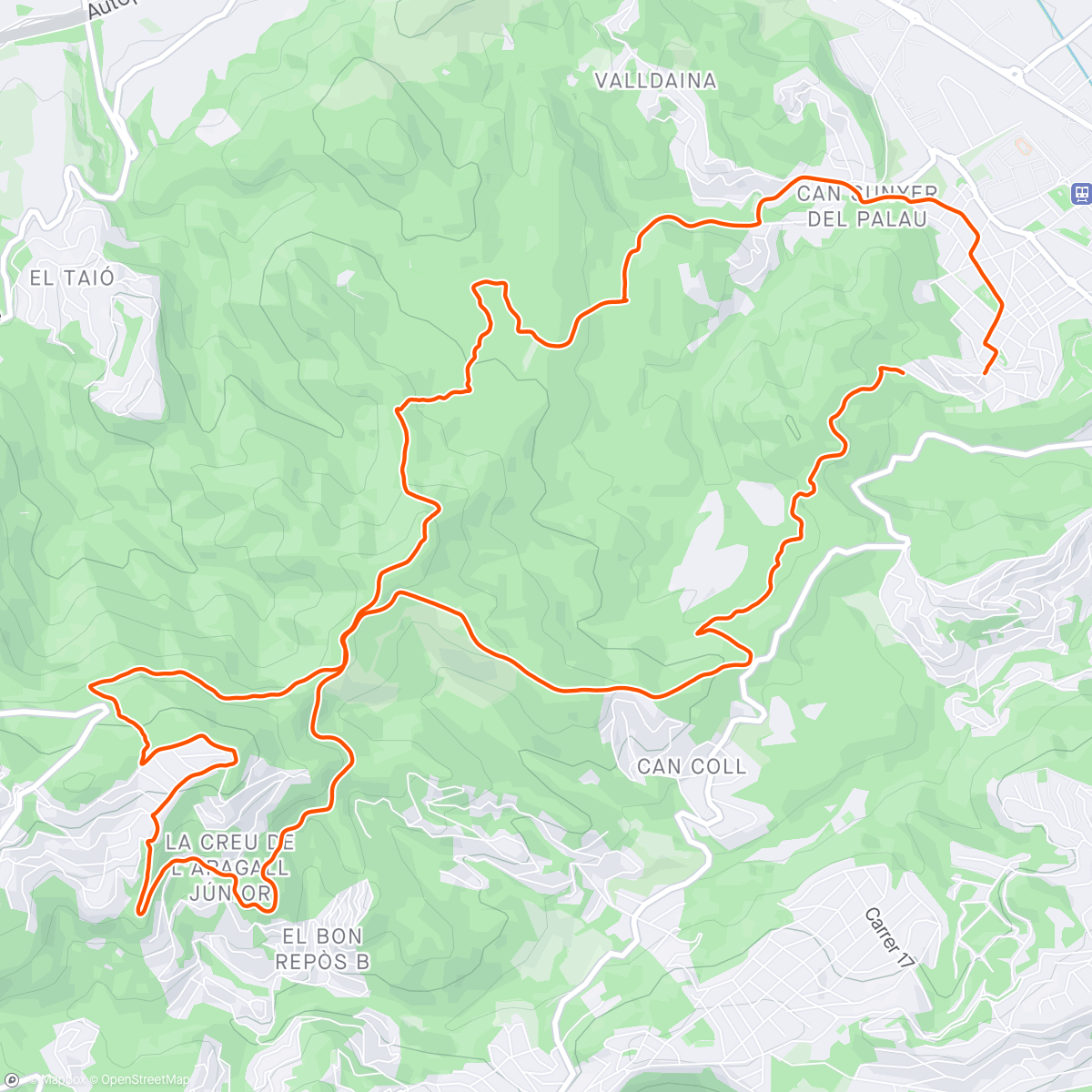 Map of the activity, La Creu