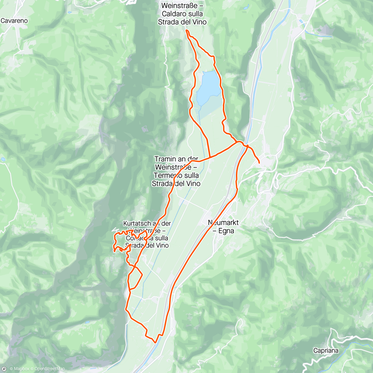 Map of the activity, Sud Tyrol 😍😍😍