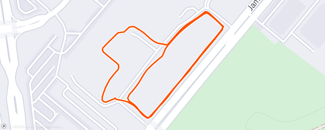 Map of the activity, Morning Walk