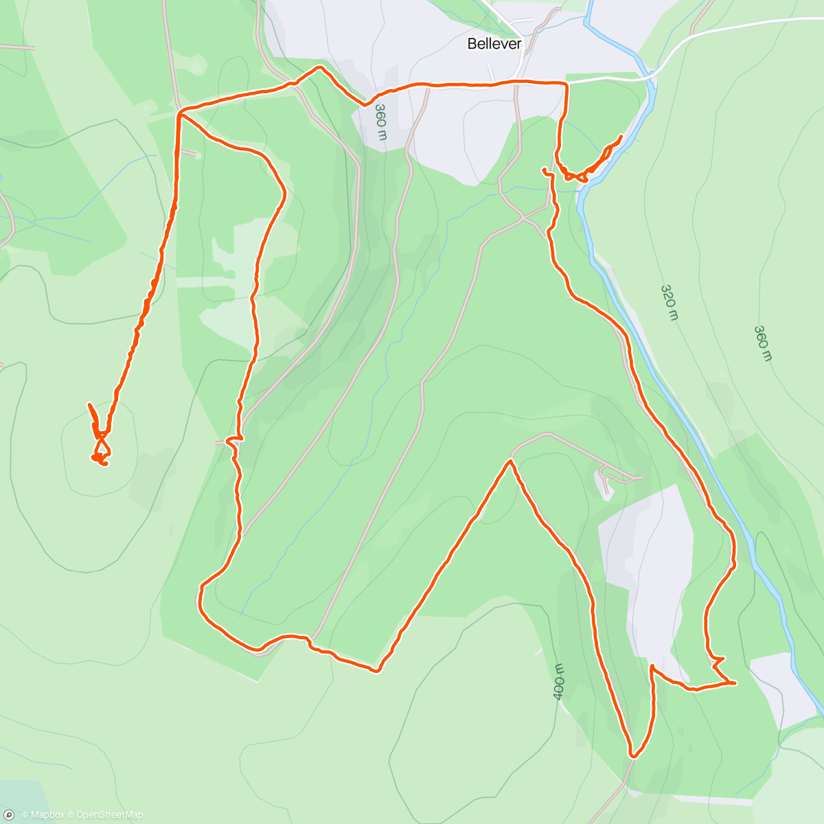 活动地图，Dartmoor Hike