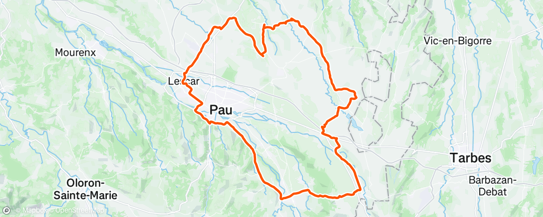 Mappa dell'attività Épiphanie Ride 🫓