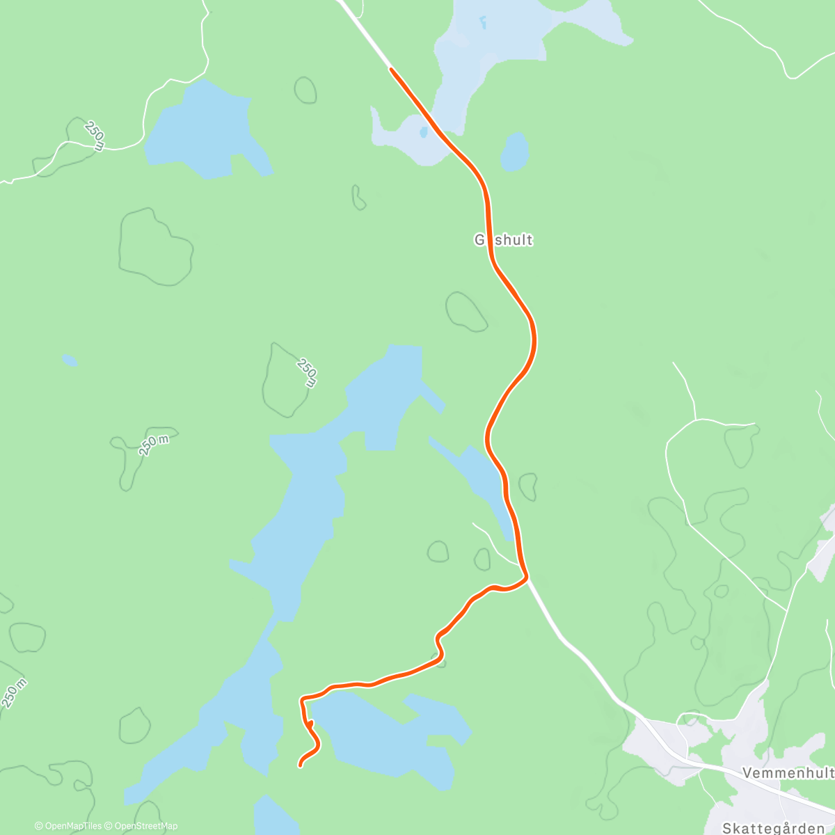 Mapa de la actividad (Winter weather)