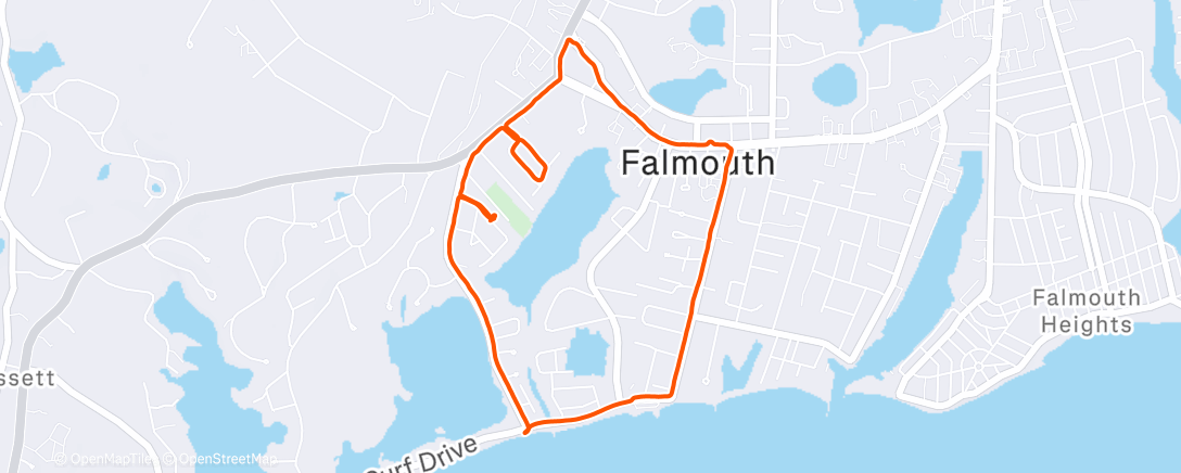 Map of the activity, Lunch Walk