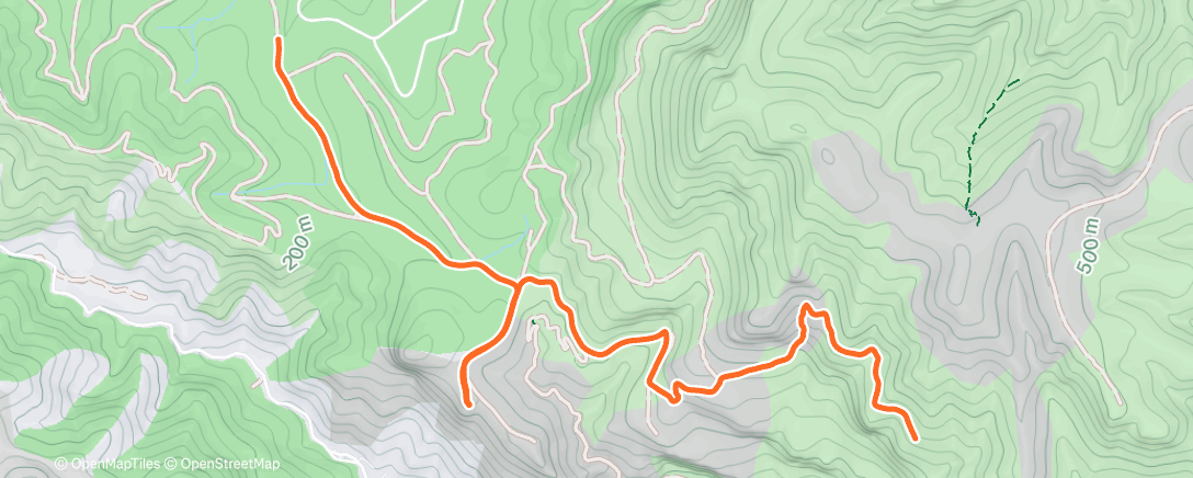 Map of the activity, Randonnée dans l'après-midi