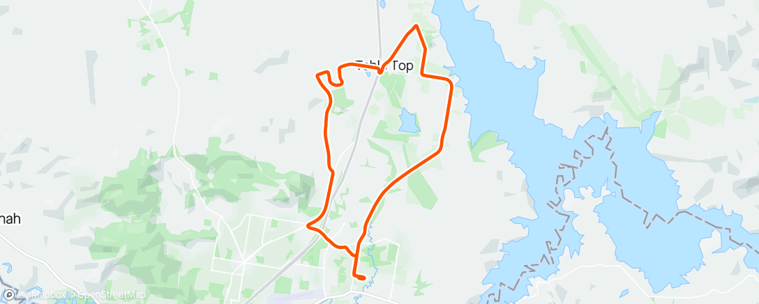 Map of the activity, Low KMs high cadence