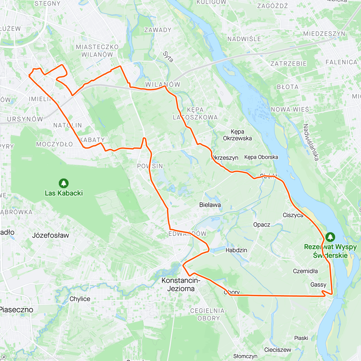Map of the activity, Z Alą