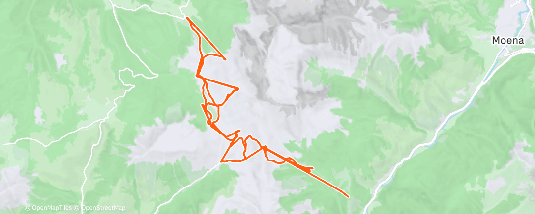 Карта физической активности (Morning Alpine Ski)