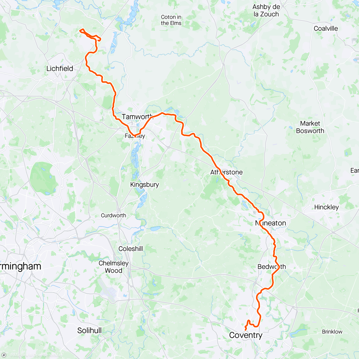 Mapa de la actividad, The long road home