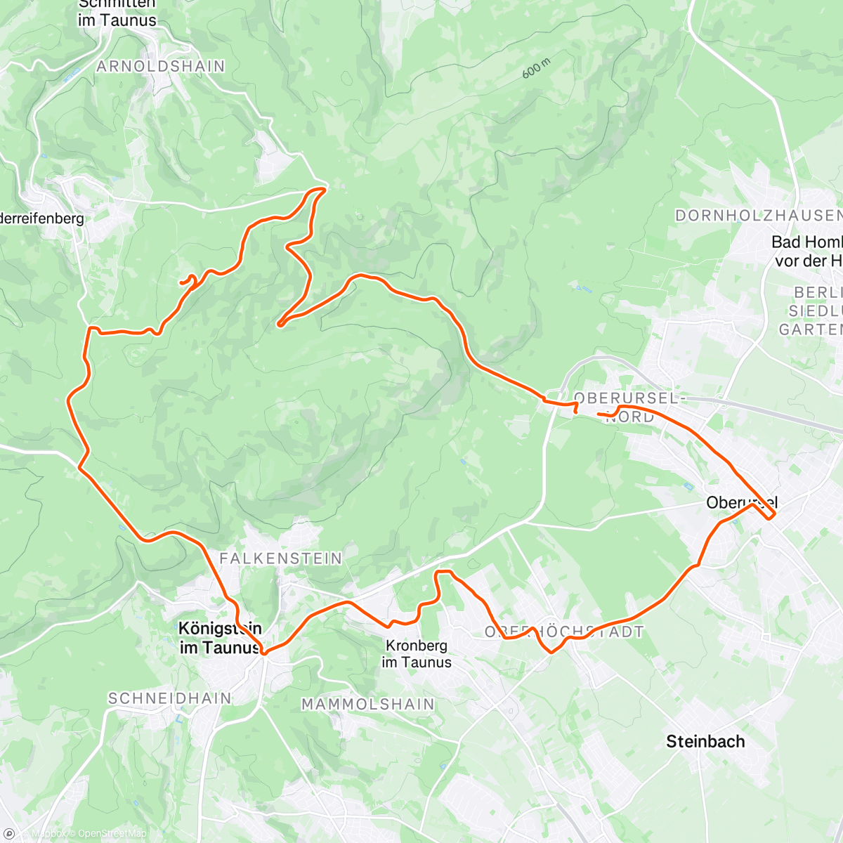 Map of the activity, Mittagspause