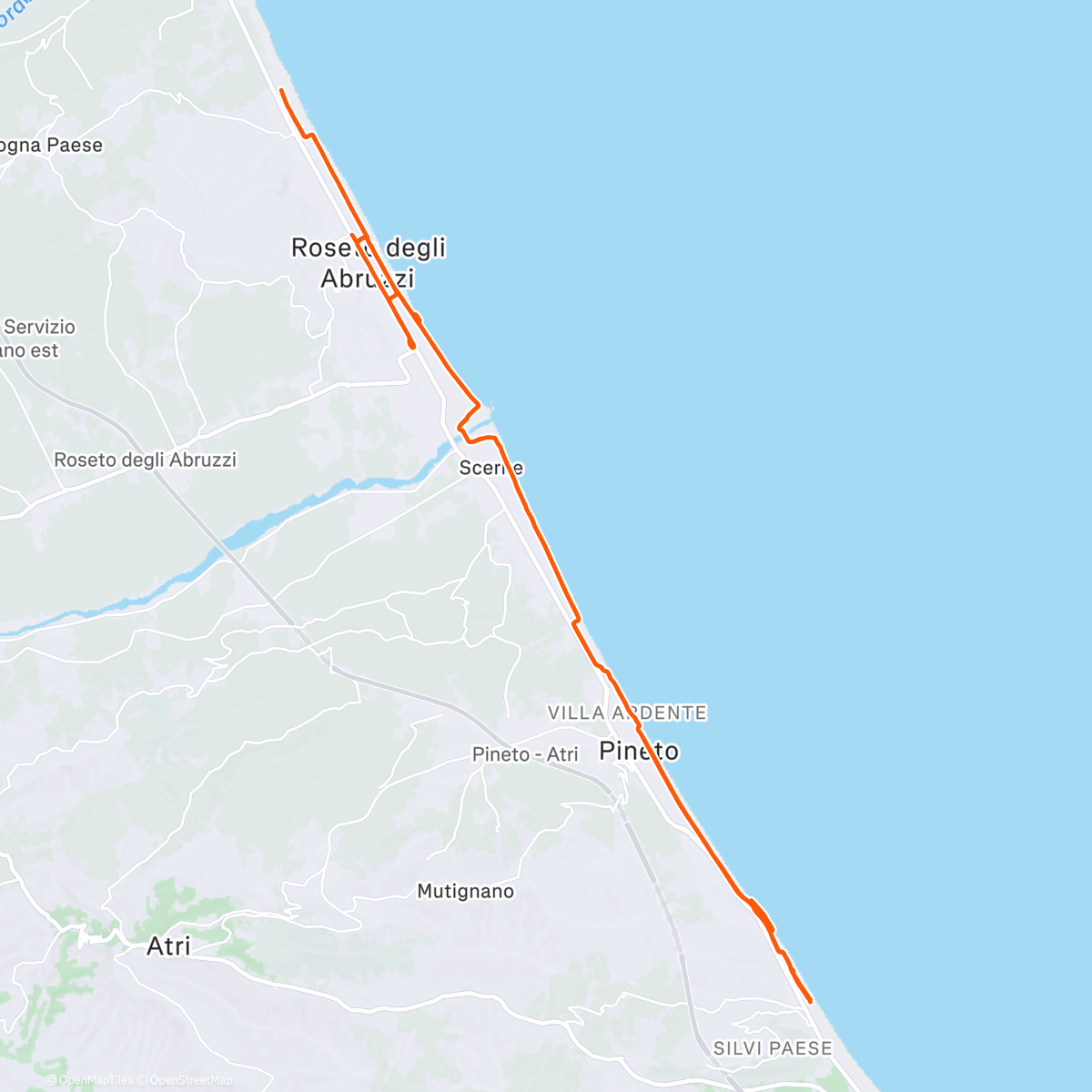 Map of the activity, 1/365