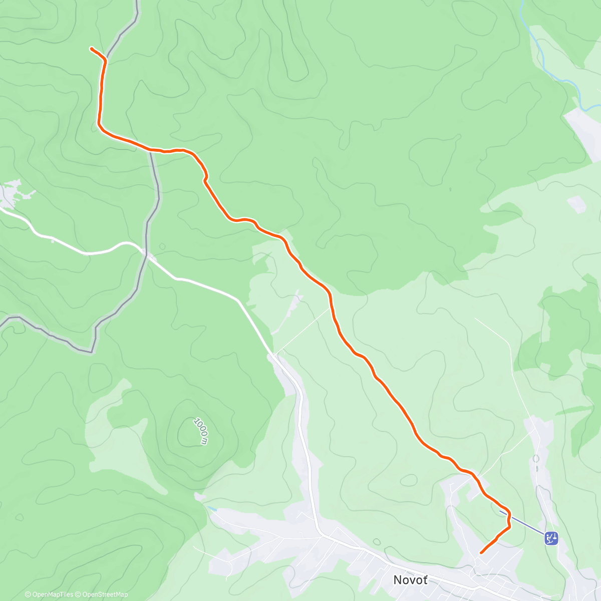 Карта физической активности (Bacówka)