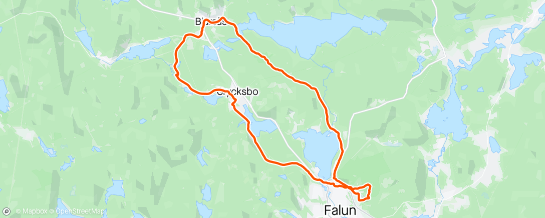 Map of the activity, Afternoon Gravel Ride