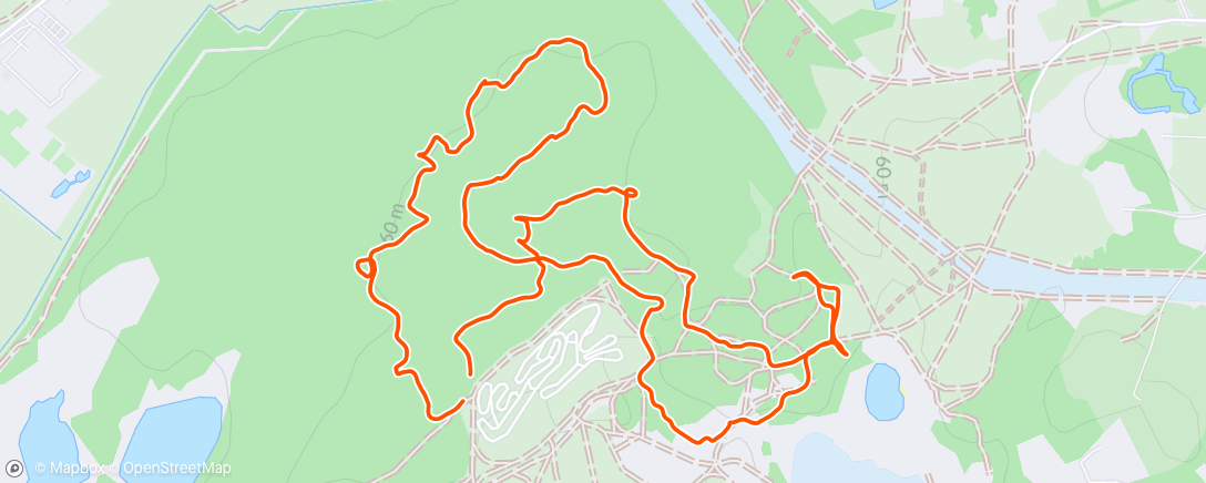 Map of the activity, Чемпионат и Первенство Ленинградской области. Кросс-спринт