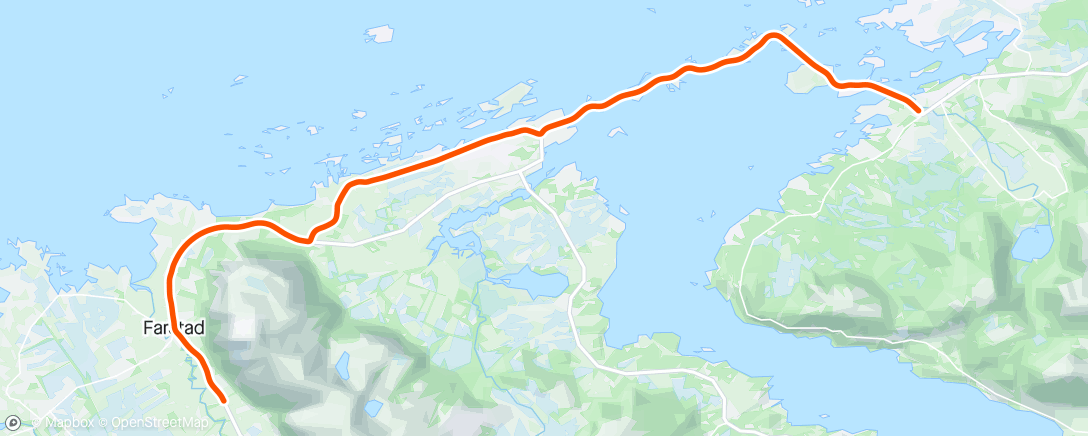 Carte de l'activité ROUVY - Atlantic Road | Norway