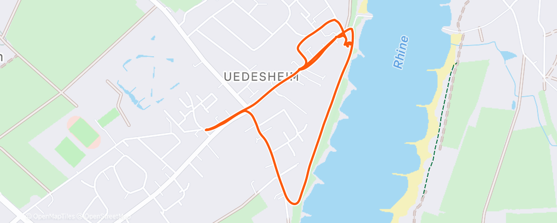 Карта физической активности (Spaziergang am Morgen)