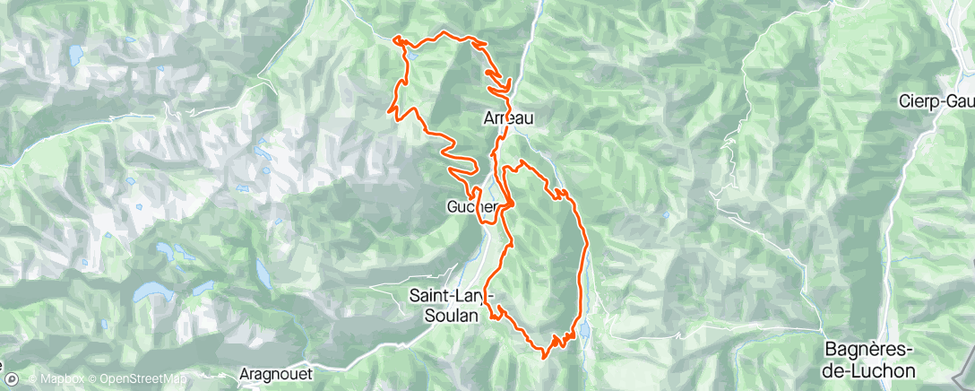 Карта физической активности (Montagne)