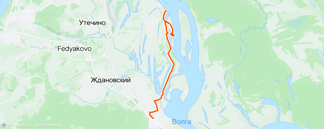 Map of the activity, в поисках птичек из Лугов 230823