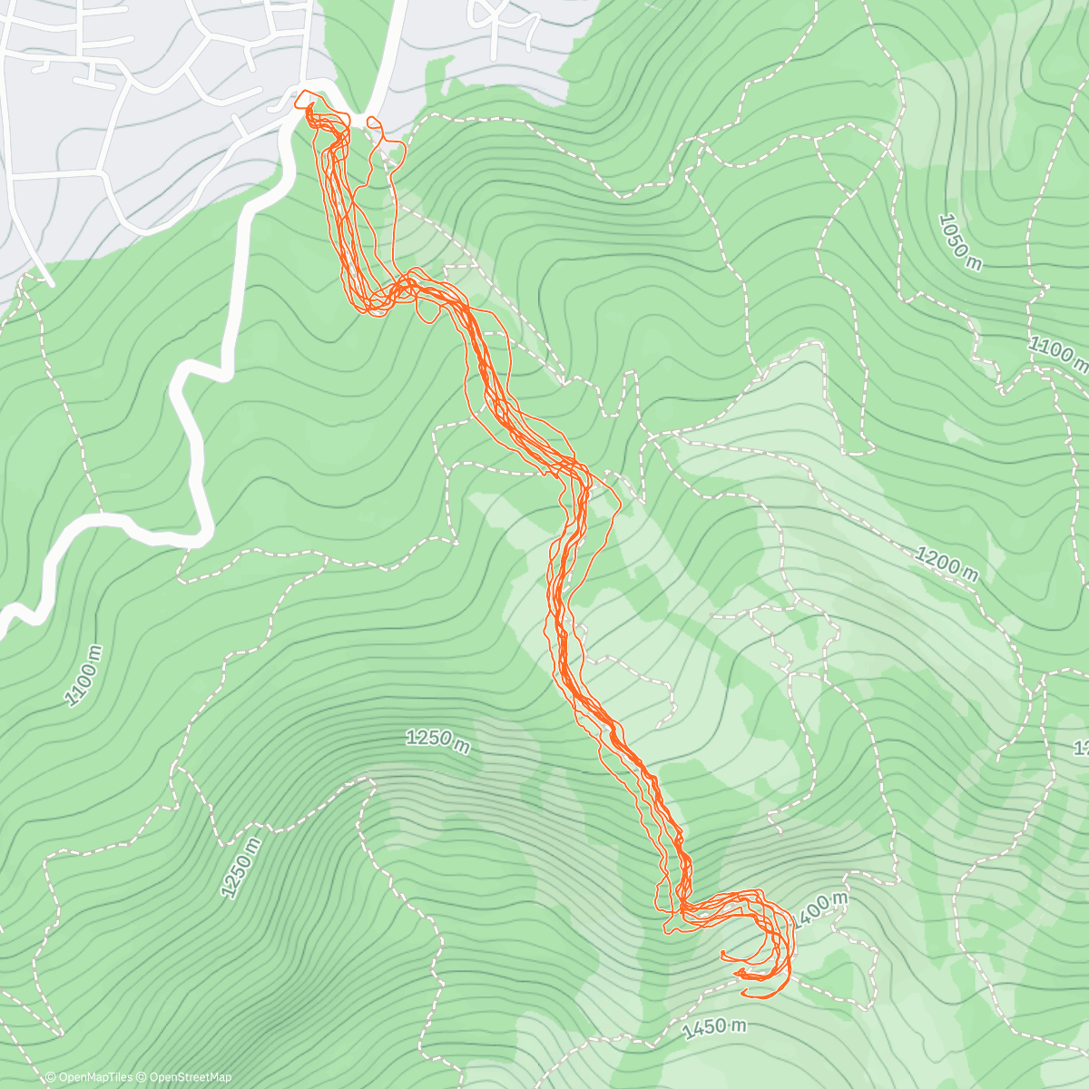 Map of the activity, Siwur #7