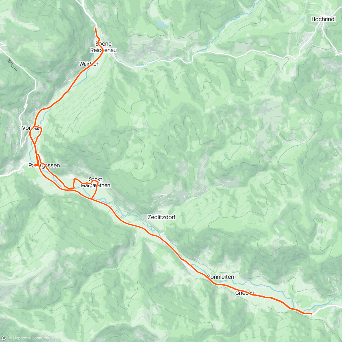 Mappa dell'attività Rondje Gurktal