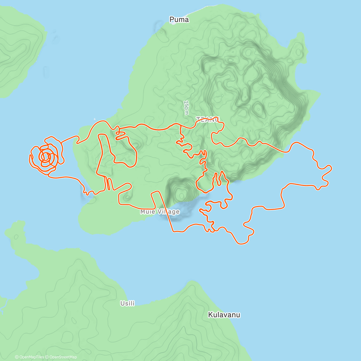 Map of the activity, Zwift - Big Foot Hills in Watopia