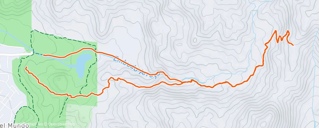 Map of the activity, Embudo
