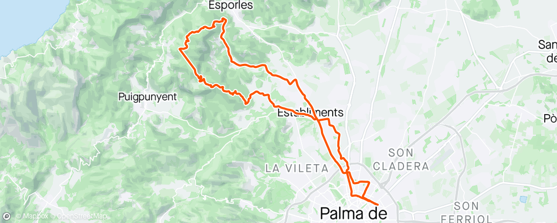 Map of the activity, Fita del Ram