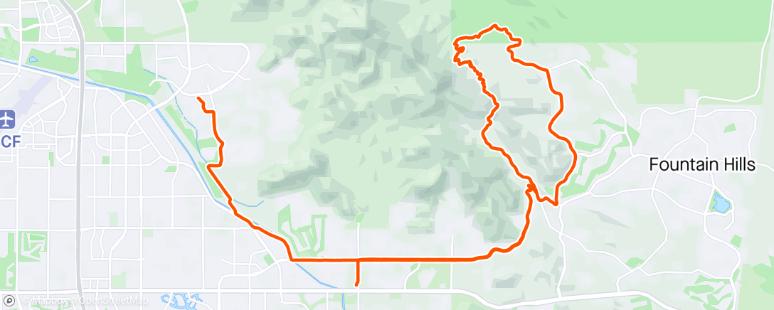 Map of the activity, Final Shakedown Ride