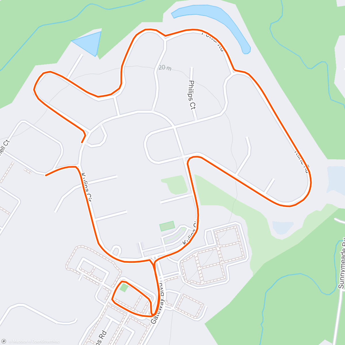 Map of the activity, I pet the deer
