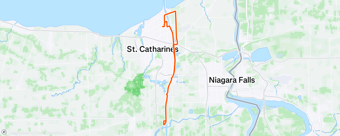 Map of the activity, Afternoon Ride