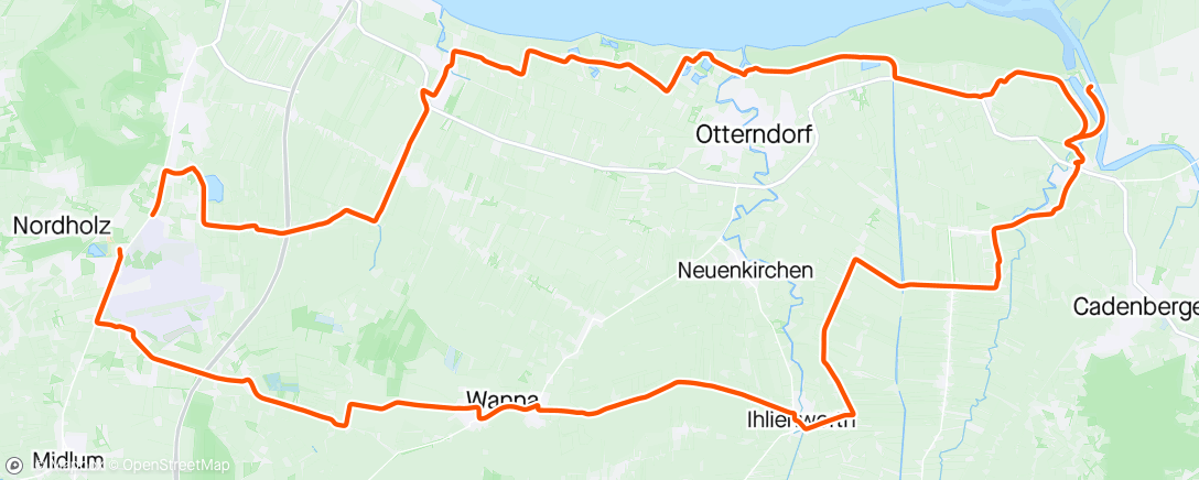 Mapa da atividade, Gemütliche Fahrt