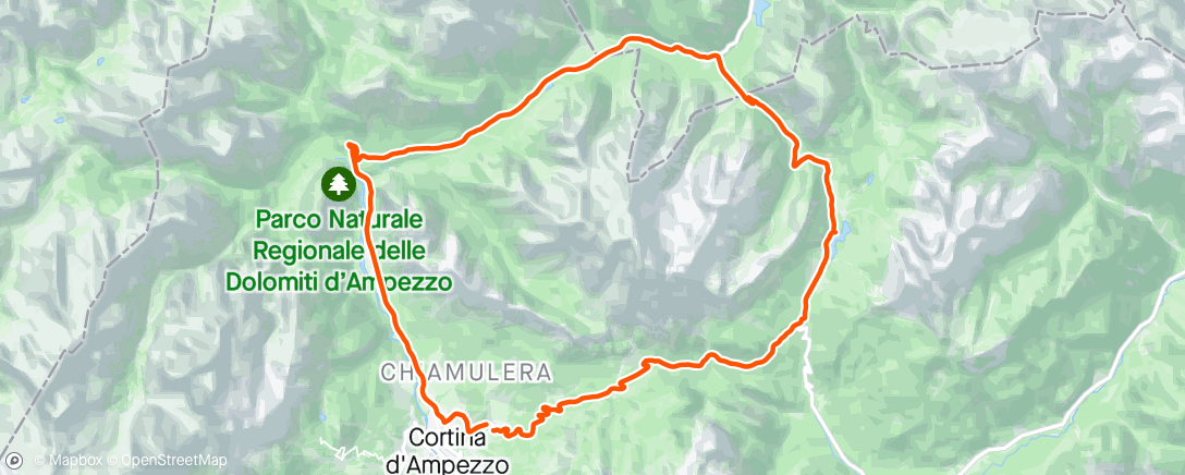 Map of the activity, CI FACCIAMO UN ALTRO GIRO?: Giro di Misurina da Tre Croci