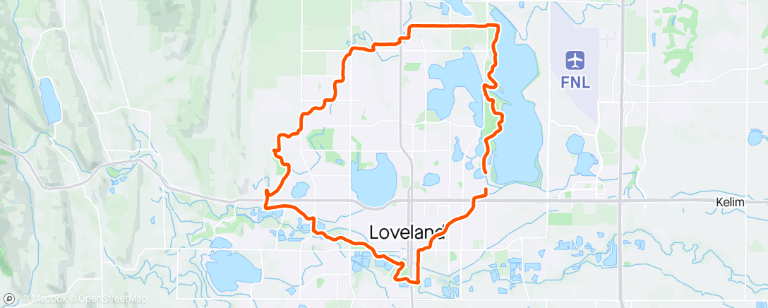 Mapa de la actividad, Loveland