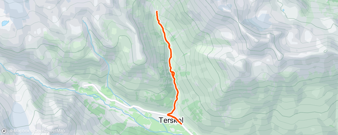 Map of the activity, Утренний забег