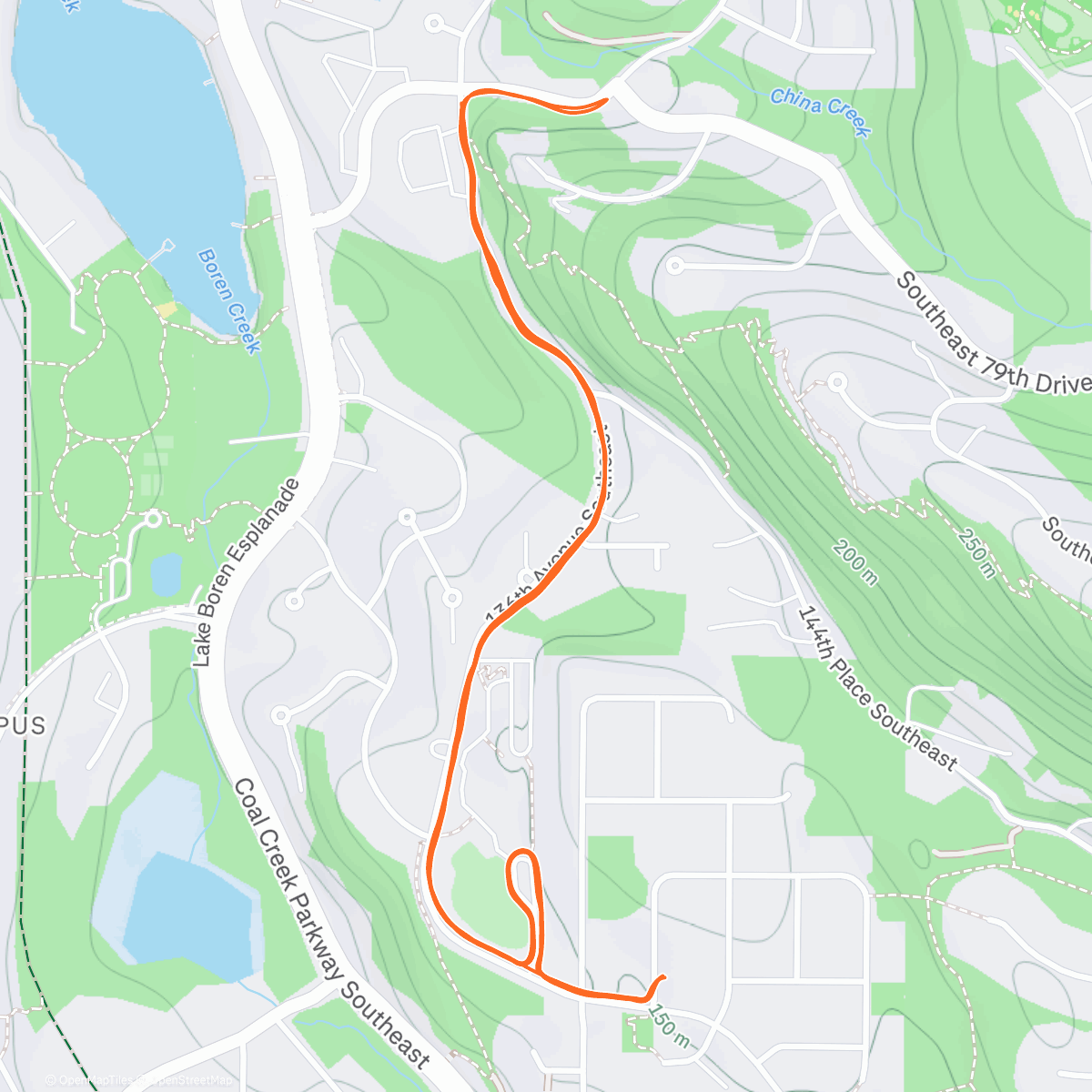 Map of the activity, Tempo