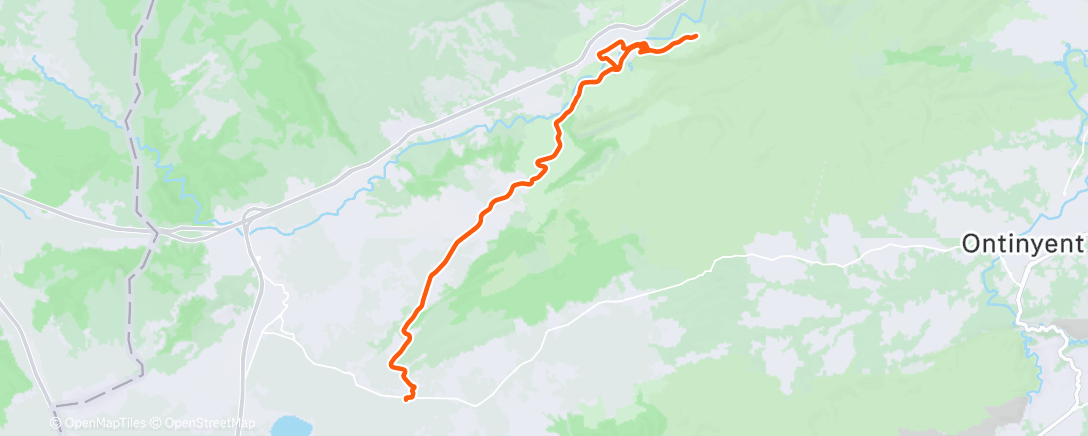 Карта физической активности (Bicicleta a la hora del almuerzo)