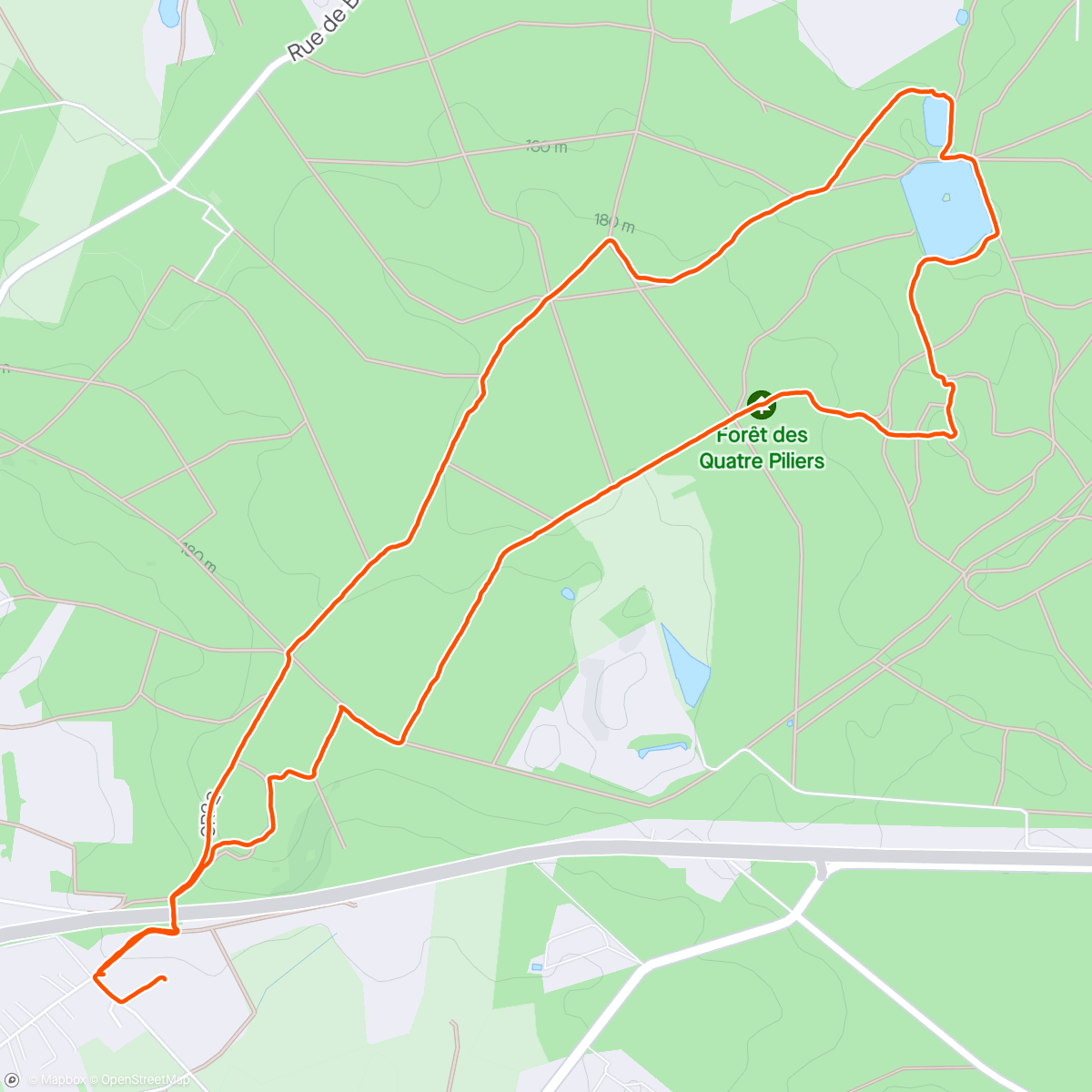 Карта физической активности (Marche vers La Pimardiėre - Ça sèche un peu)