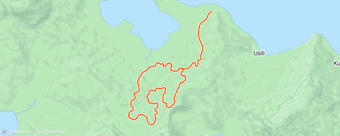 Mapa de la actividad, Zwift - Purple Unicorn Lite in Watopia