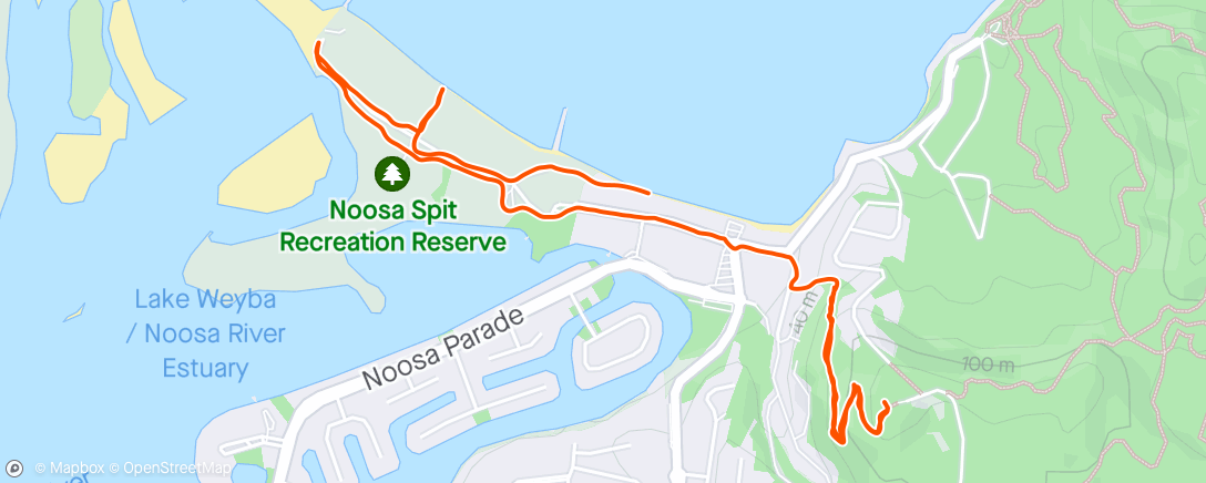 Map of the activity, Laguna lookout walk