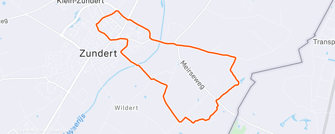 Карта физической активности (Middagloop)