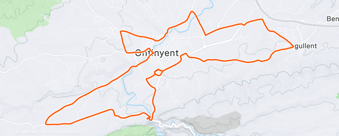 Карта физической активности (Morning Ride)