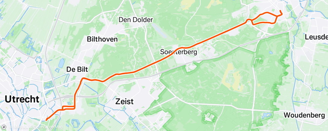 Map of the activity, Retour leergang talentcoach