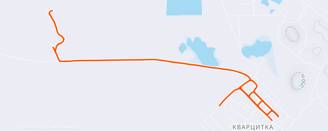 Map of the activity, По снежным степным горкам