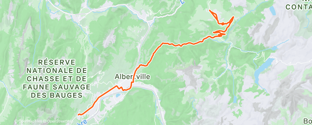 Карта физической активности (Vélo dans l’après-midi)