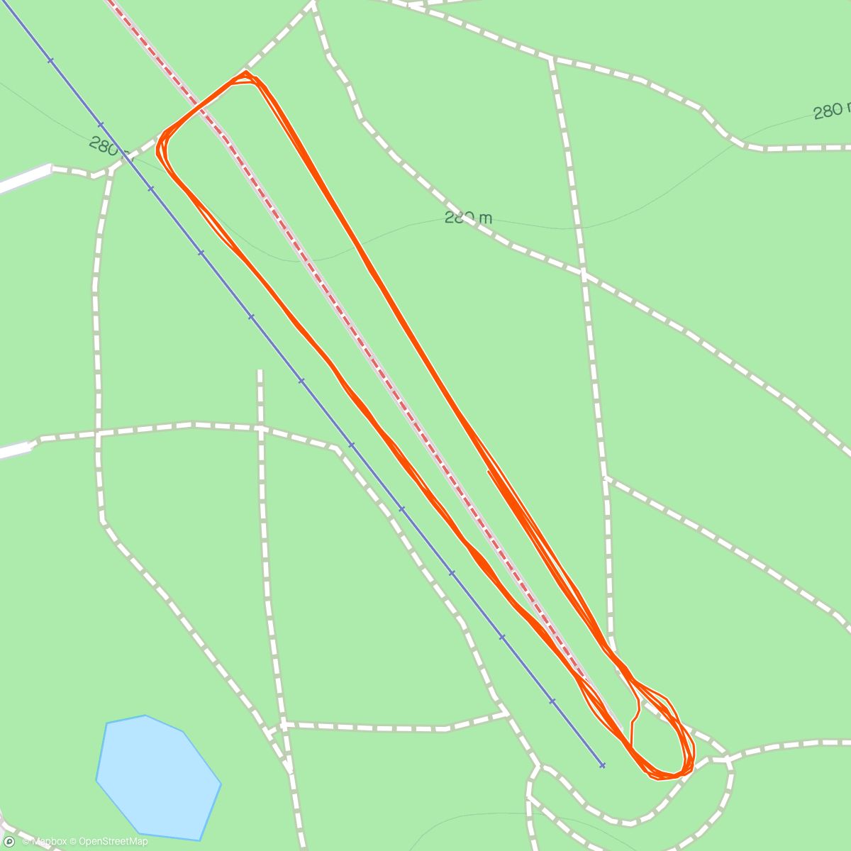 Map of the activity, Stok narciarski - 6 wjazdów 🤪